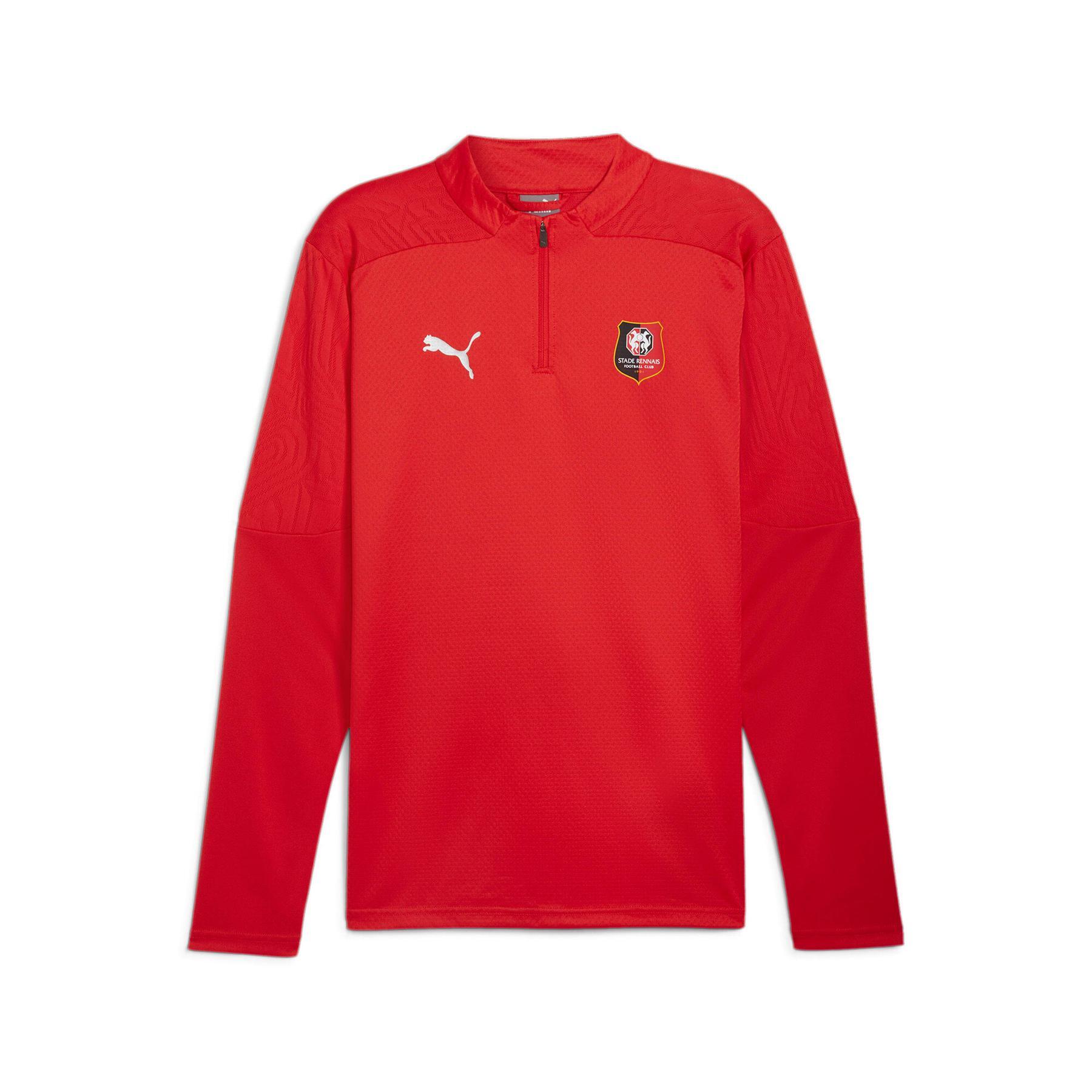 Bluza treningowa z zamkiem błyskawicznym 1/4 Stade Rennais 2024/25