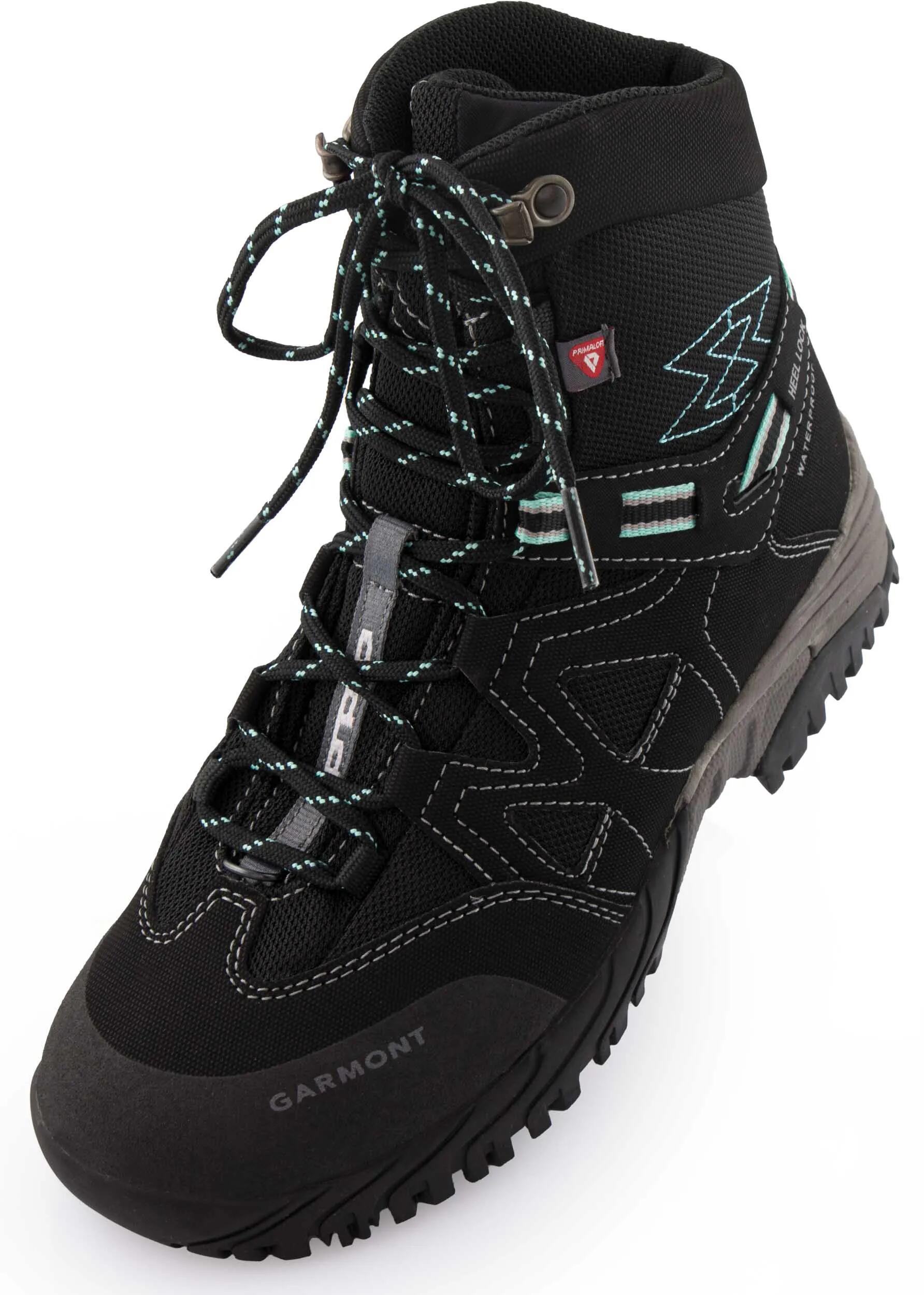 Damskie Buty Zimowe Garmont Wms Momentum Wp Czarne Turkusowe