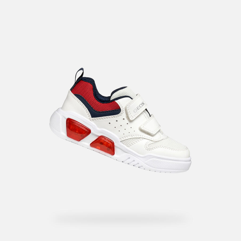 Buty GEOX J ILLUMINUS BOY Biały