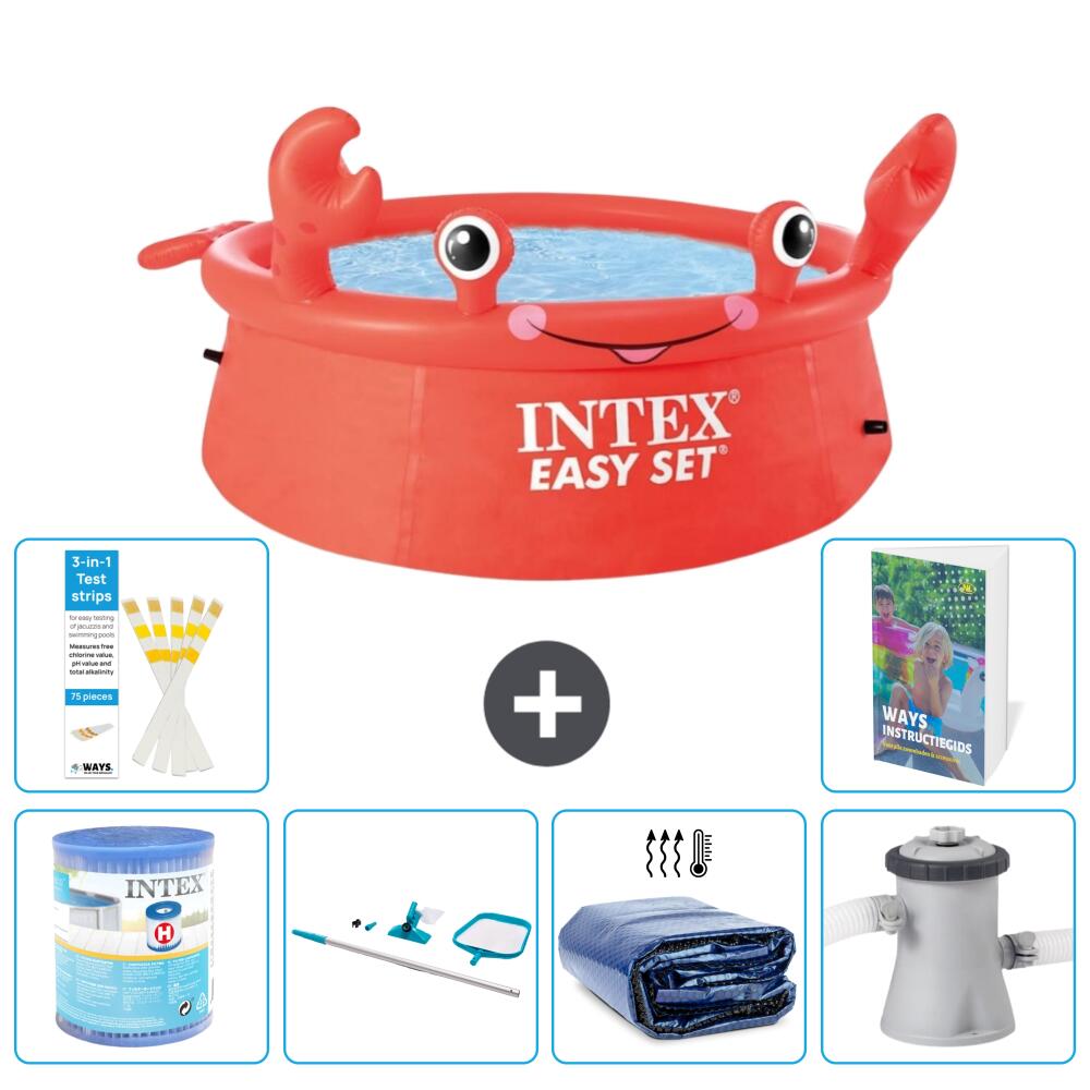 INTEX Basen Easy Set Okrągły - Krab - 183x51 cm - 7-częściowy S20