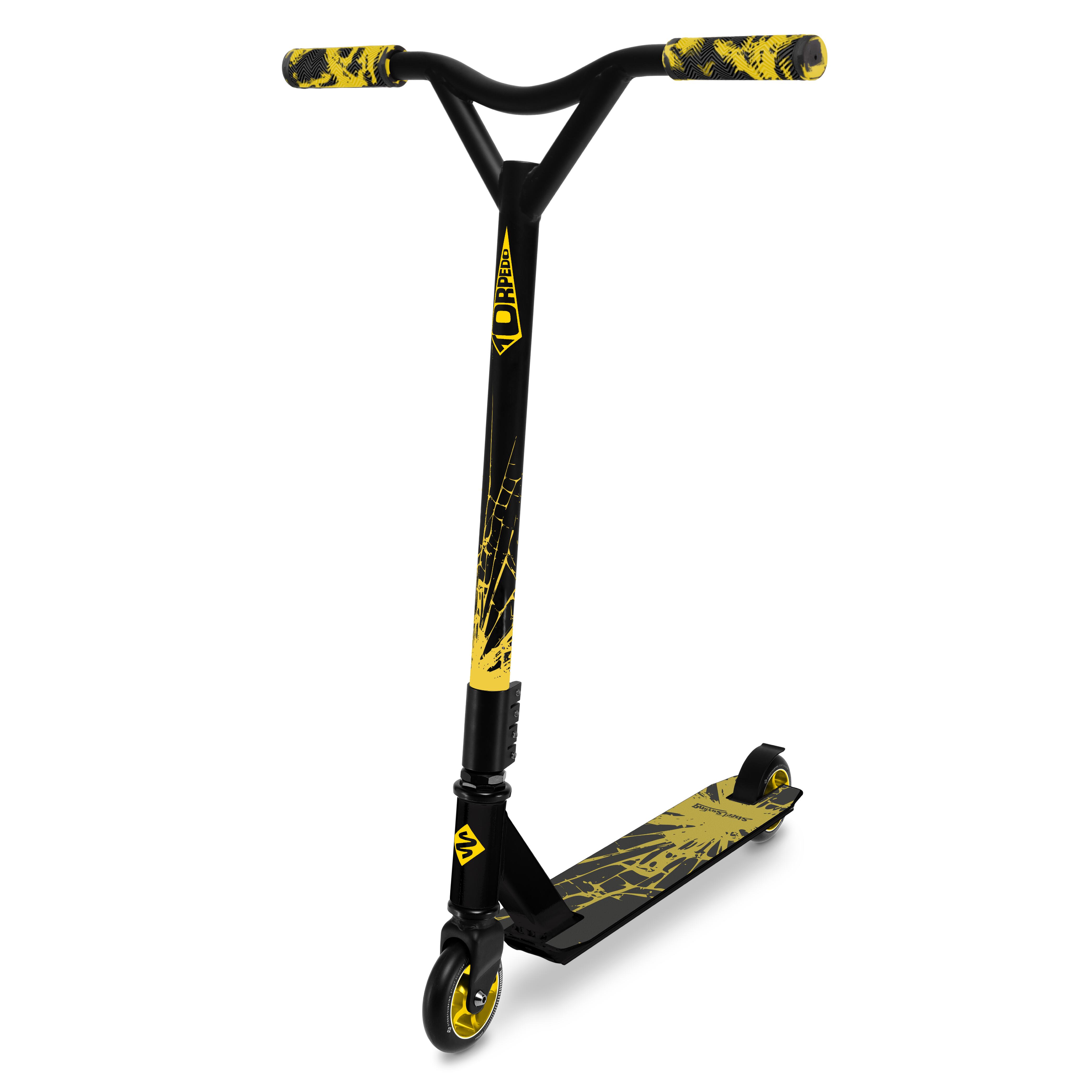 Stunt Scooter Torpedo Cracked Yellow