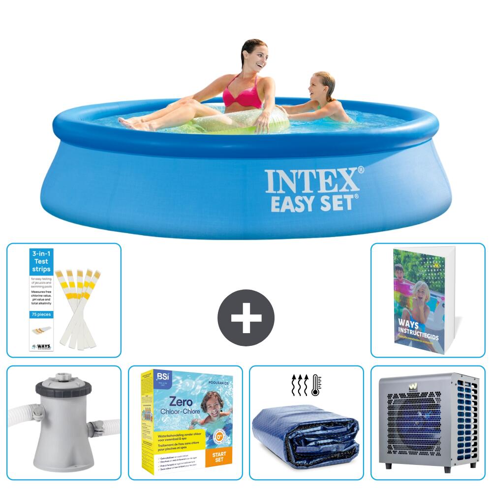 INTEX Basen Easy Set Okrągły - 244x61 cm - 7-częściowy S331