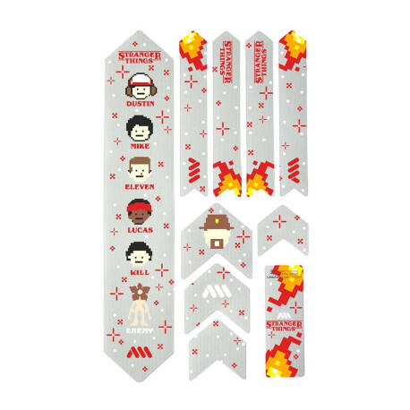 Ochrona ramy EXTRA 10 el. - Stranger Things 8bit - Przezroczysta