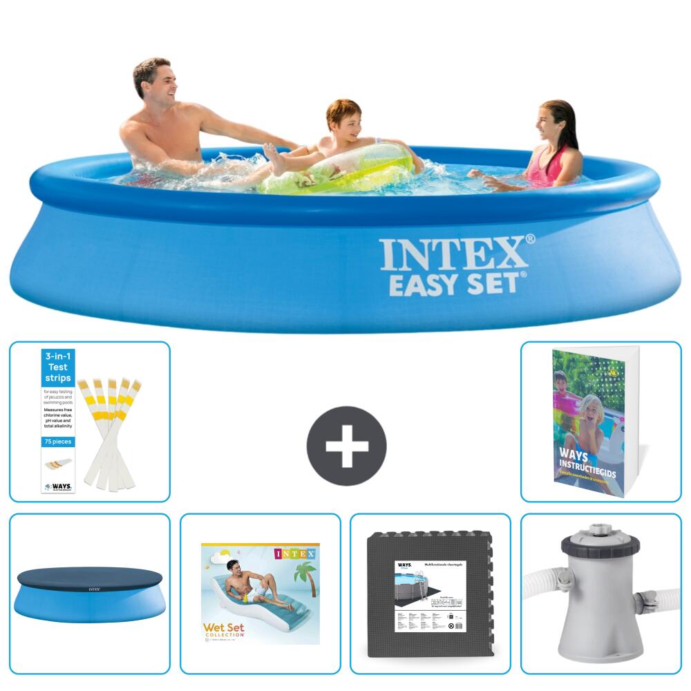 INTEX Basen Easy Set Okrągły - 305x61 cm - 7-częściowy S49