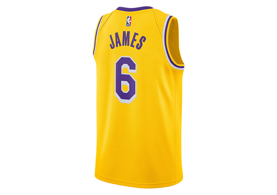 Koszulka męska nike nba los angeles lakers lebron james swingman jersey icon