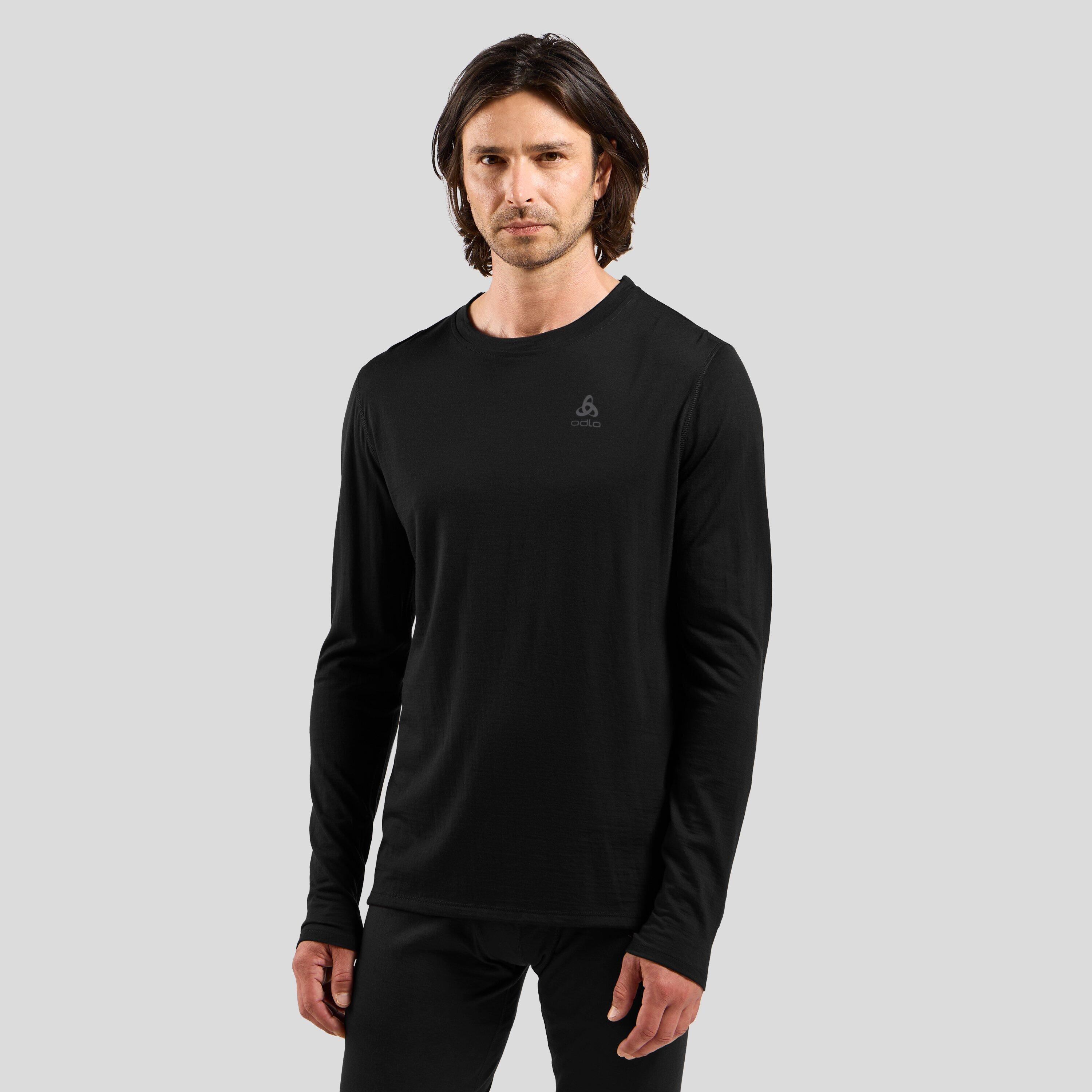 Koszulka termoaktywna z długim rękawem męska ODLO Merino 160 BL Top Crew Neck
