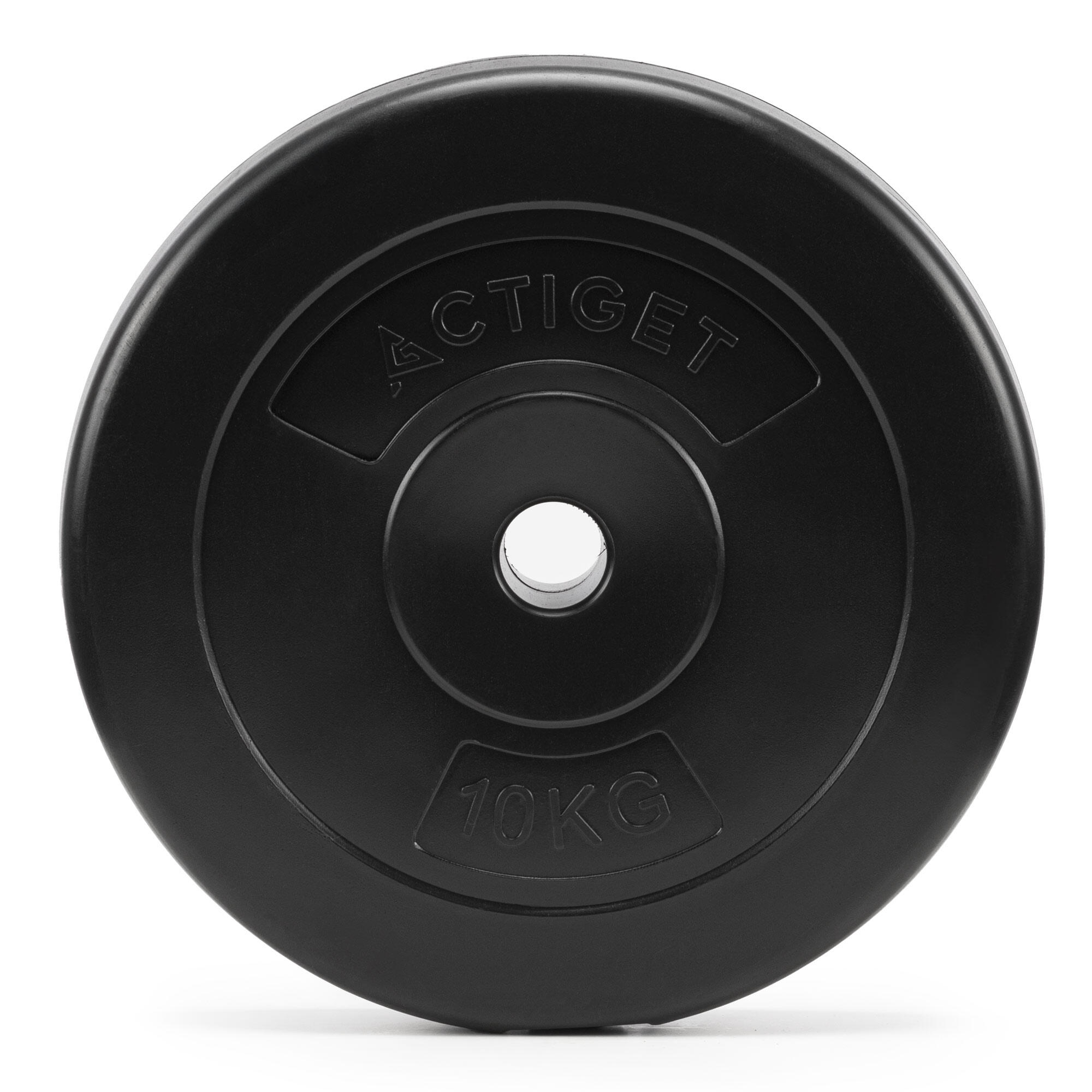 Obciążenie bitumiczne Actiget 10 kg talerz kompozytowy do sztangi hantli 31 mm