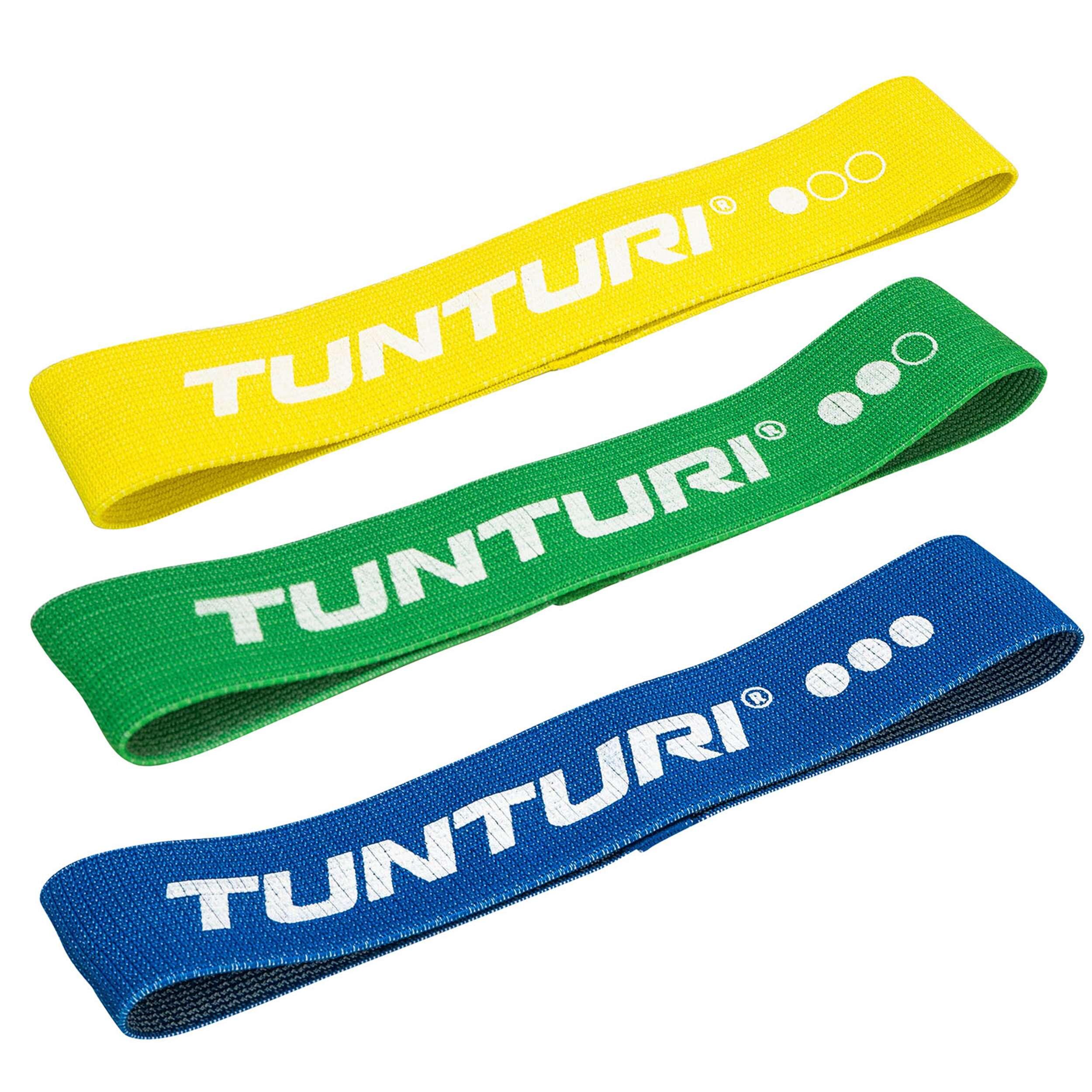 Zestaw Gum Oporowych Tunturi Textile Band Set (3 Szt.)