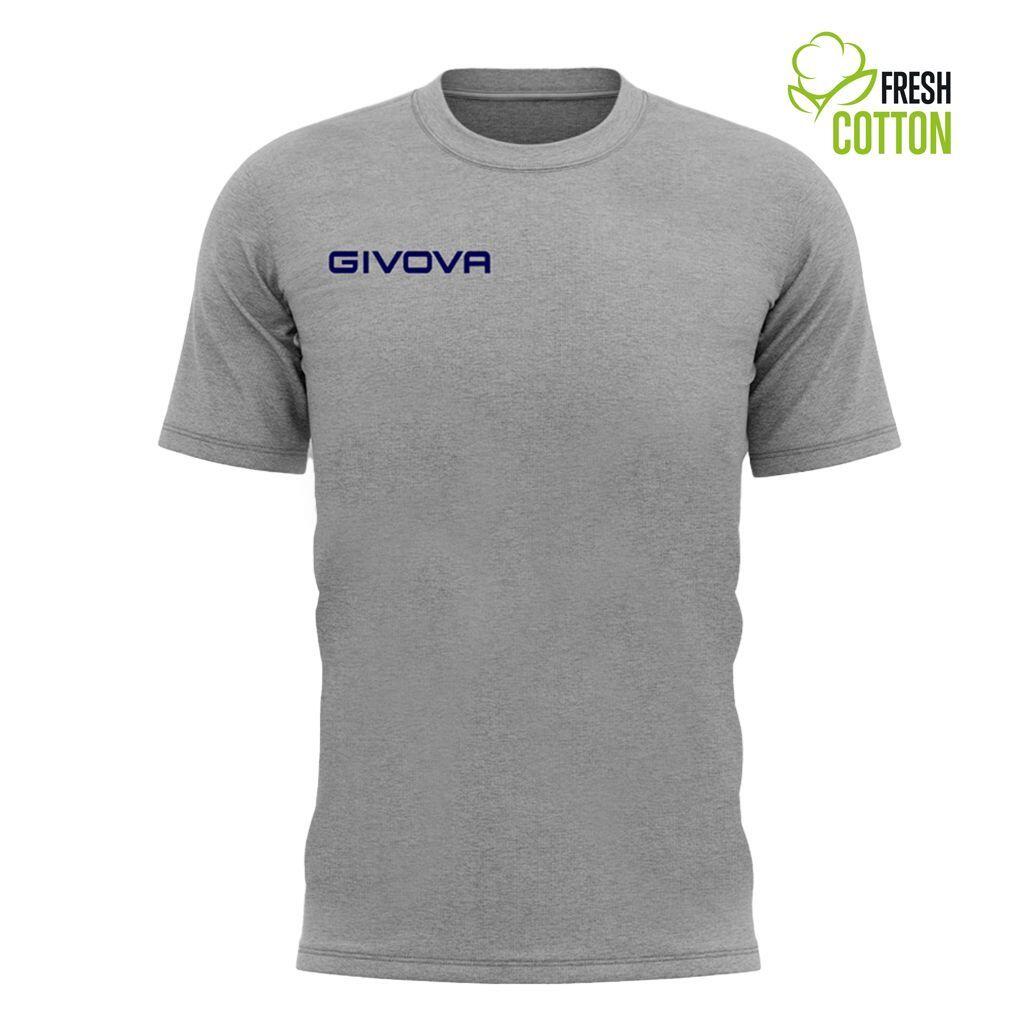 Bawełniana koszulka Givova Fresh Melange Grey