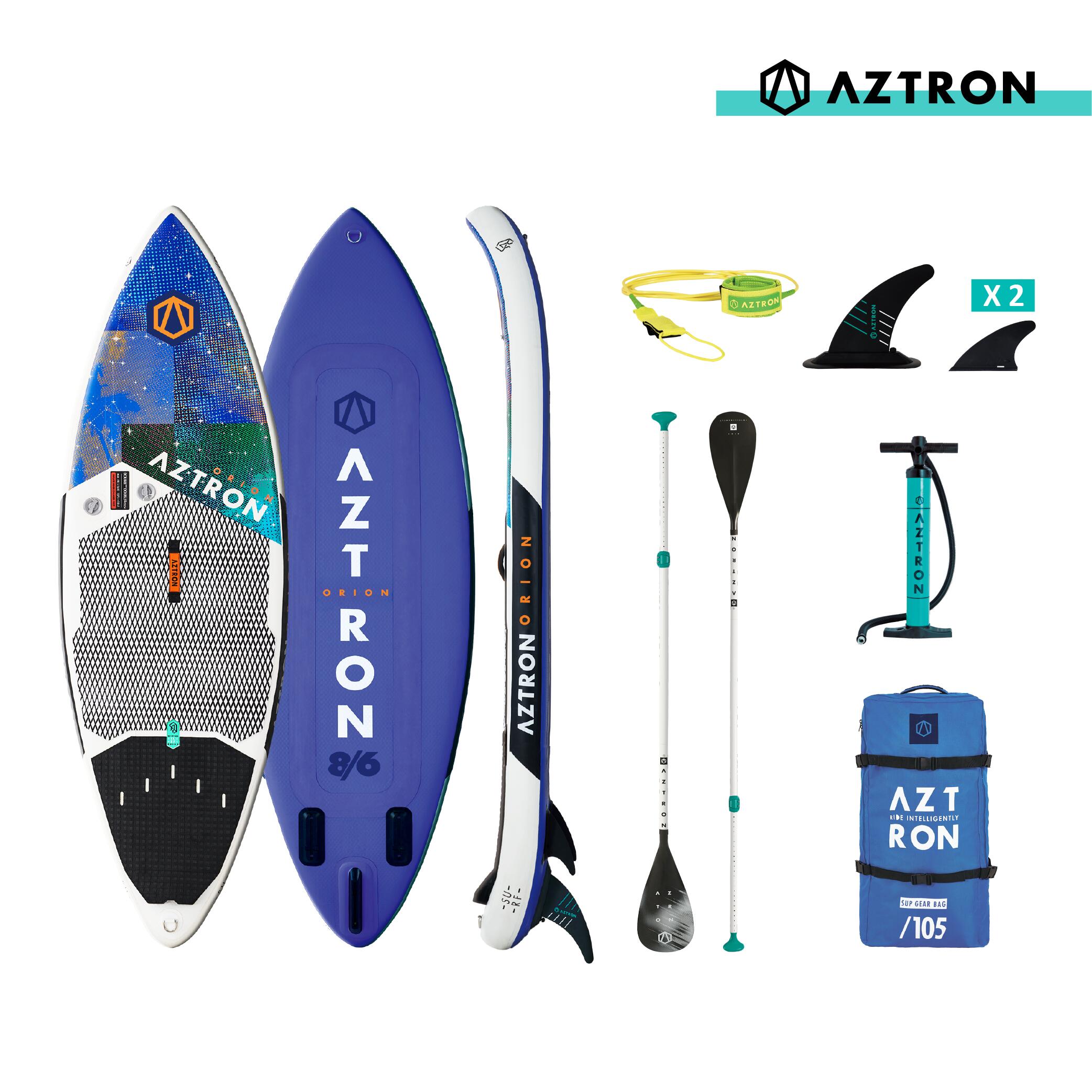 Dwukomorowa deska pompowana SUP Aztron Orion 8'6 259cm