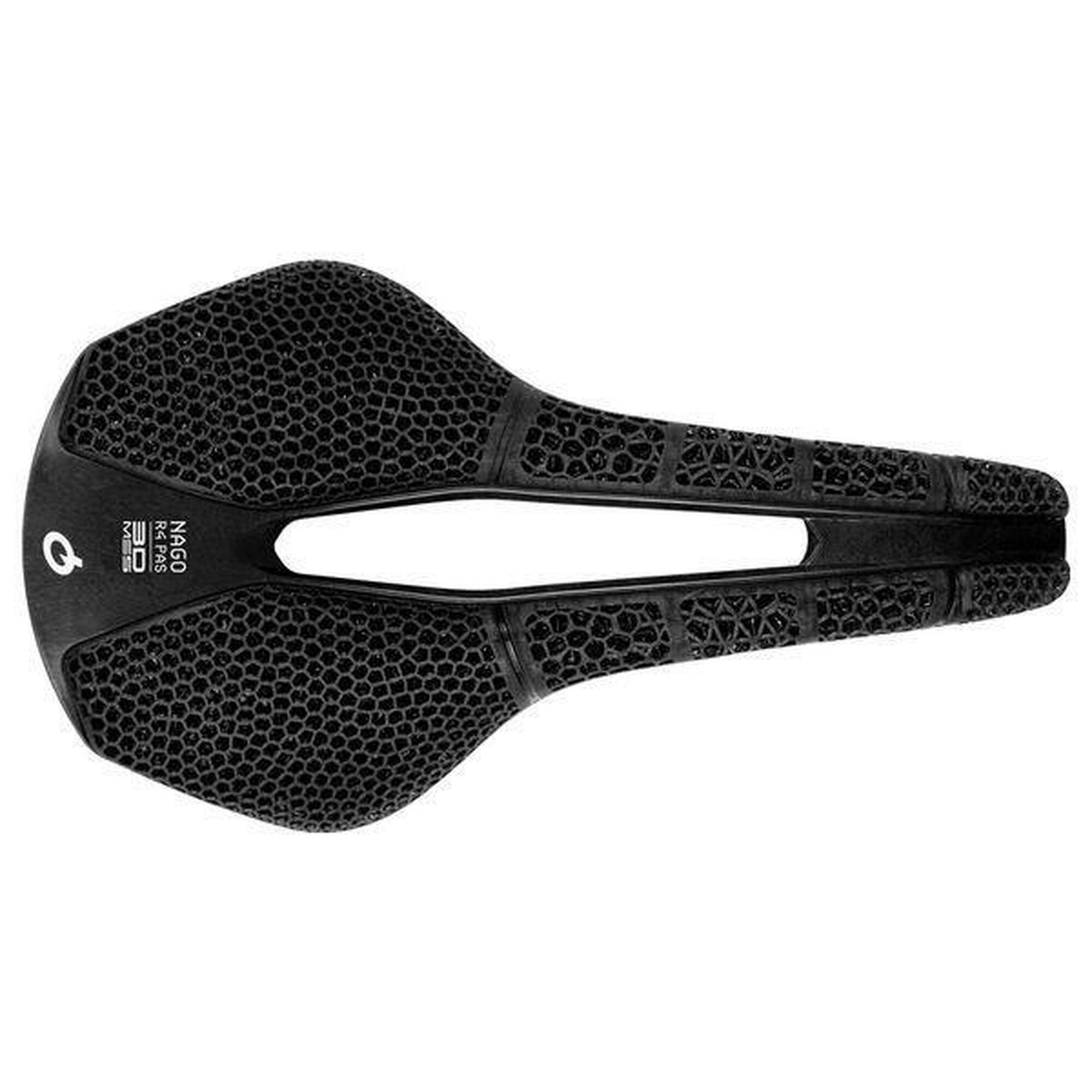 Siodło do roweru szosowego Nago R4 PAS 3D 245 x 137 mm