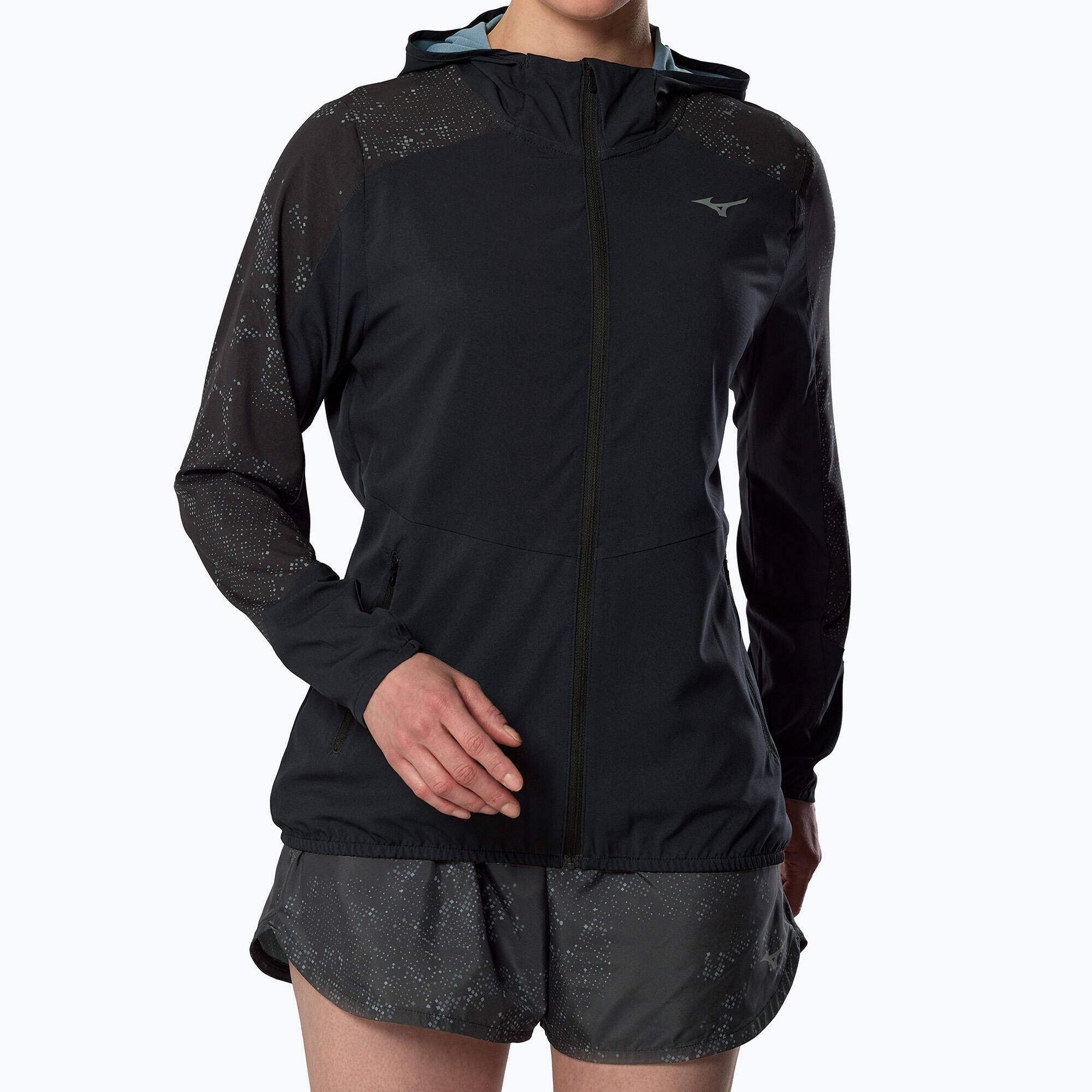 Kurtka do biegania damska Mizuno Active Alpha Hooded