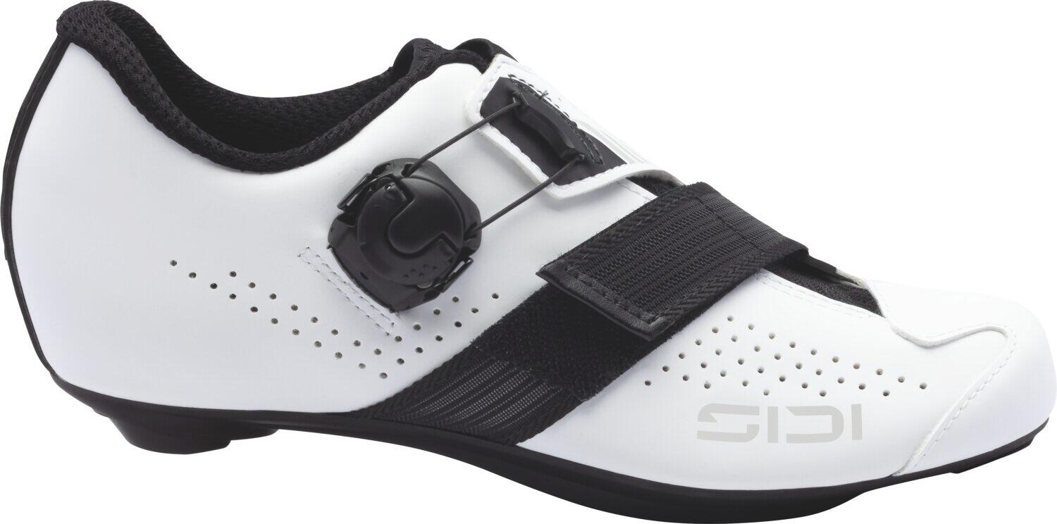 Buty damskie PRIMA biało-czarne