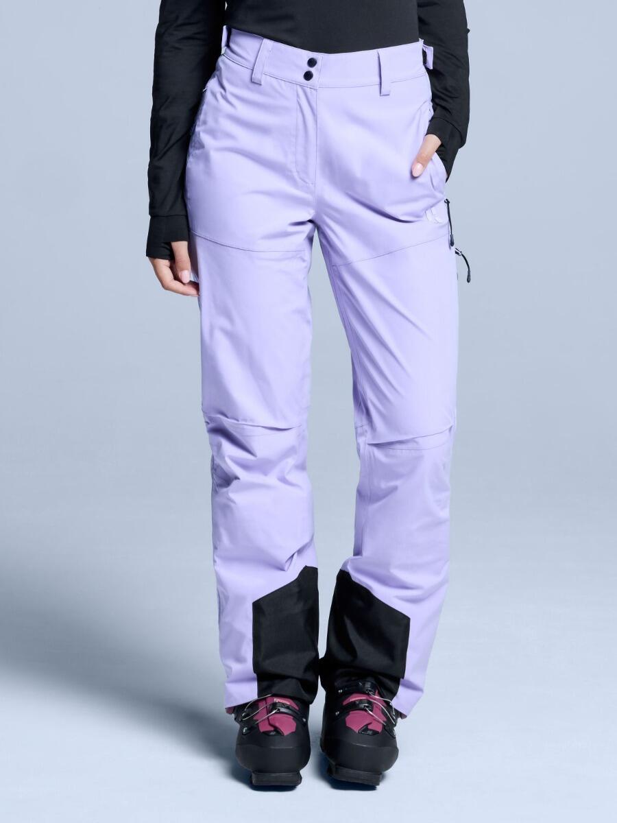 Spodnie narciarskie - Damskie - Hardshell - Freeride 3L - liliowe