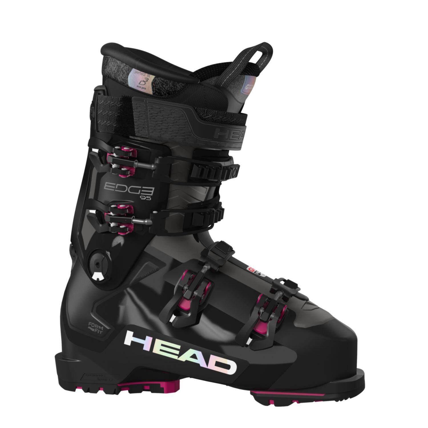 Buty narciarskie Head Edge 95 W HV GW czarno-różowe