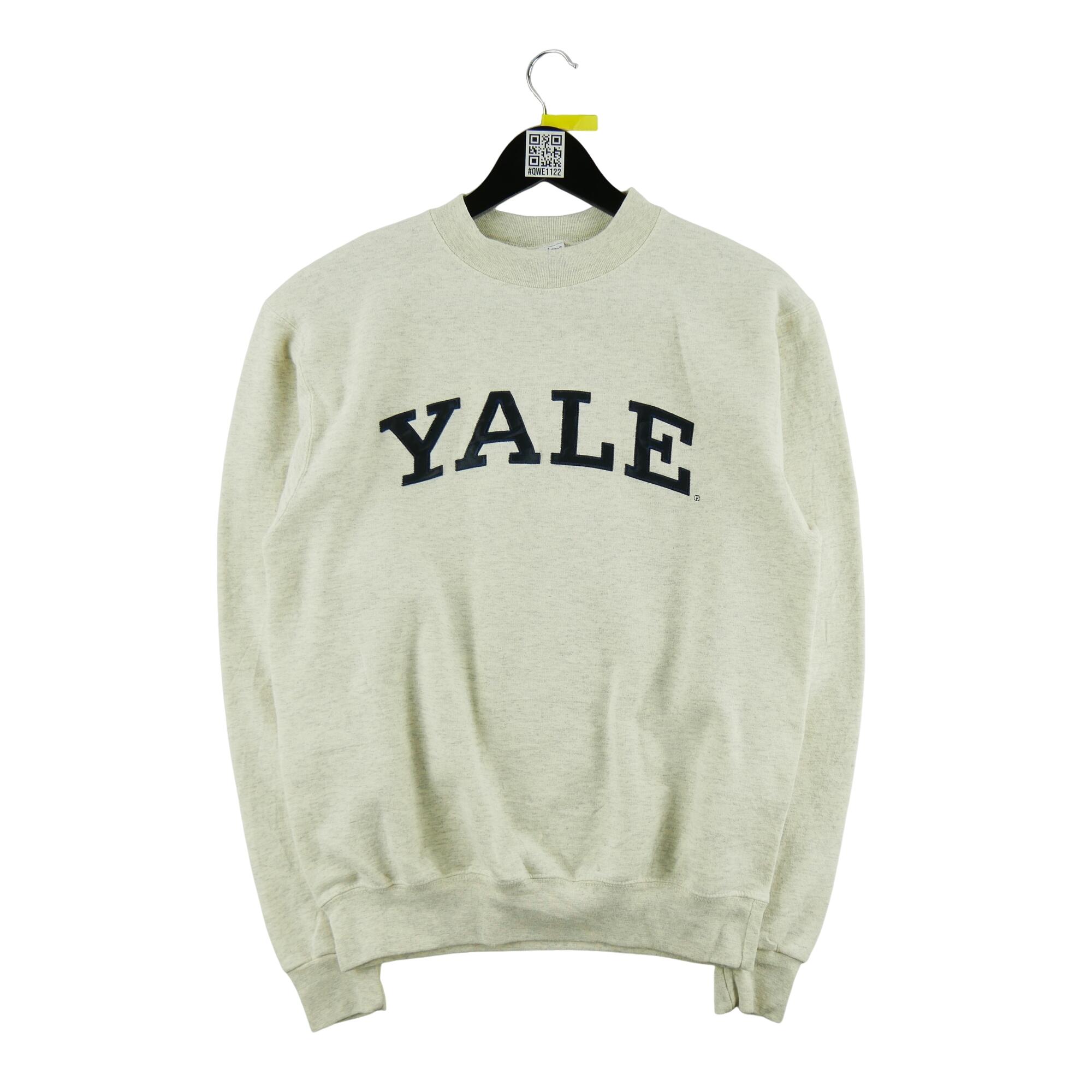 Second life - Bluza męska Uniwersytet Yale Beżowa - Stan dobry