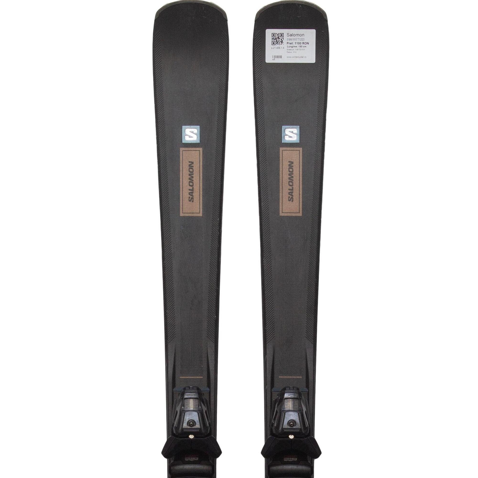 Second Life- Narty SALOMON S MAX W X7 TI 2023  150 cm- Stan bardzo dobry