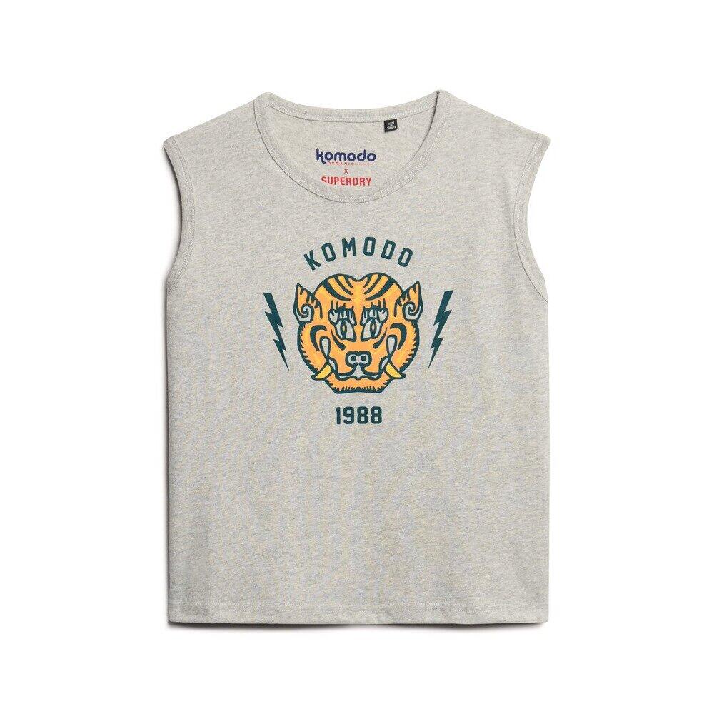 Damski wąski tank top Superdry Komodo Tiger