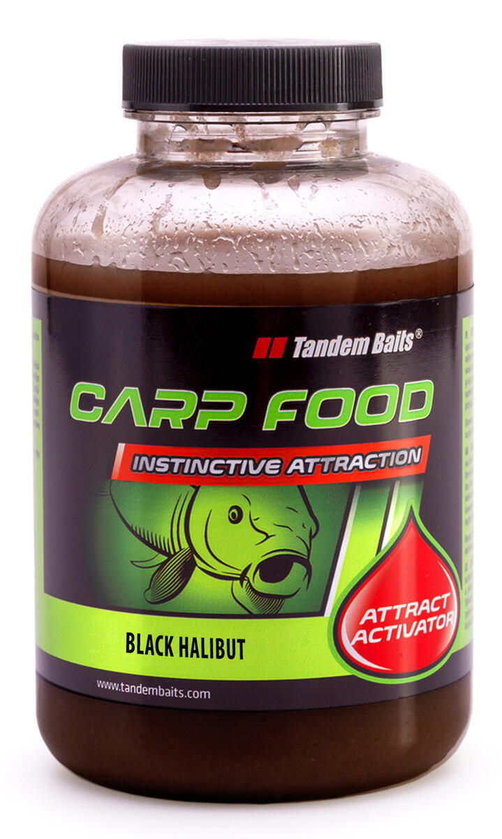 Karpiowy Aktywator Carp Food Karpiowy Attract 500ml Czarny Halibut