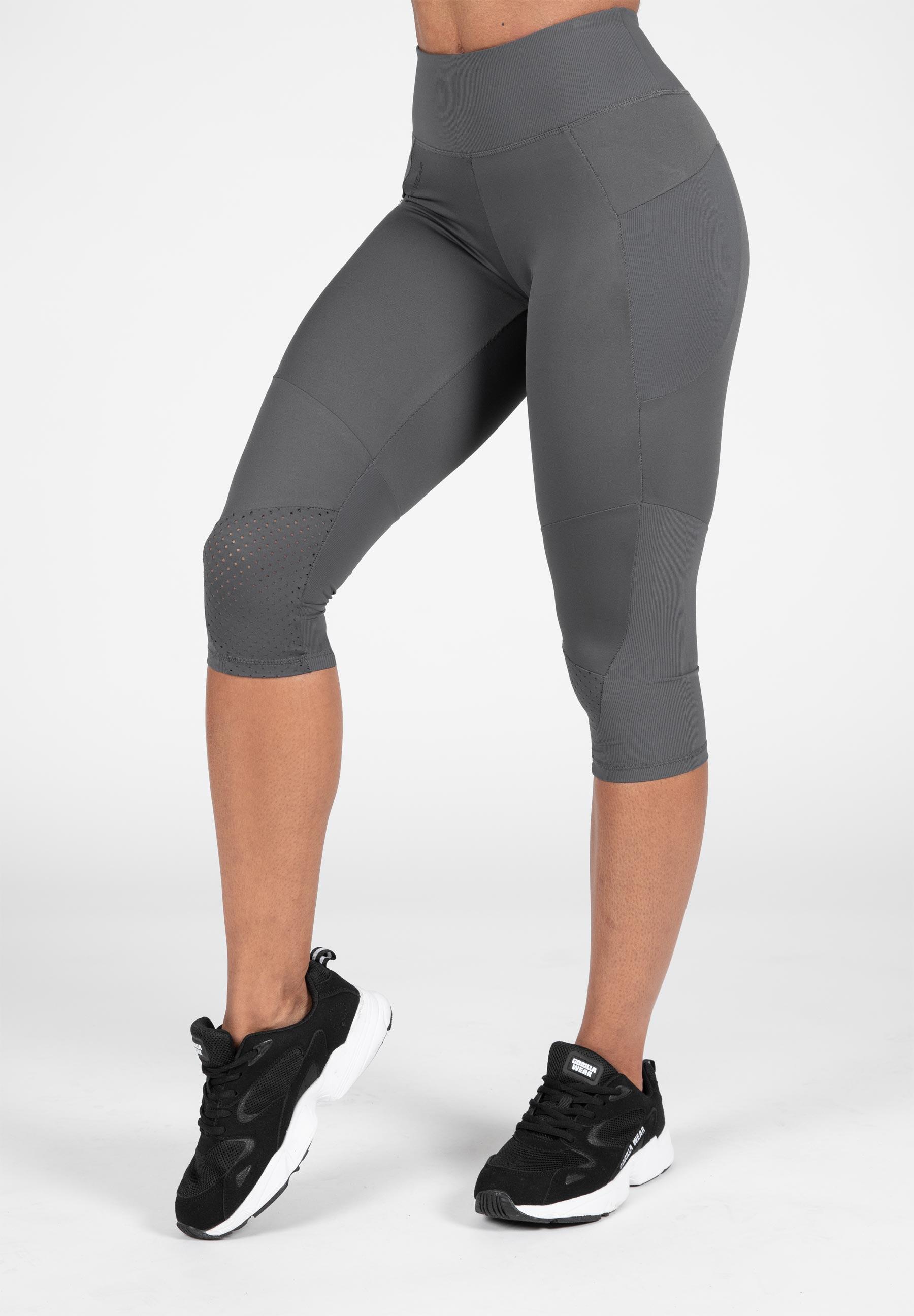 Monroe Cropped Leginsy - Szary
