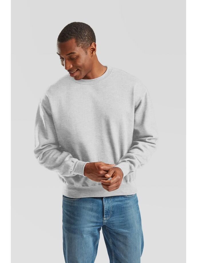 Bluza Sudadera Fruit Of The Loom Supercotton Adulto Gris