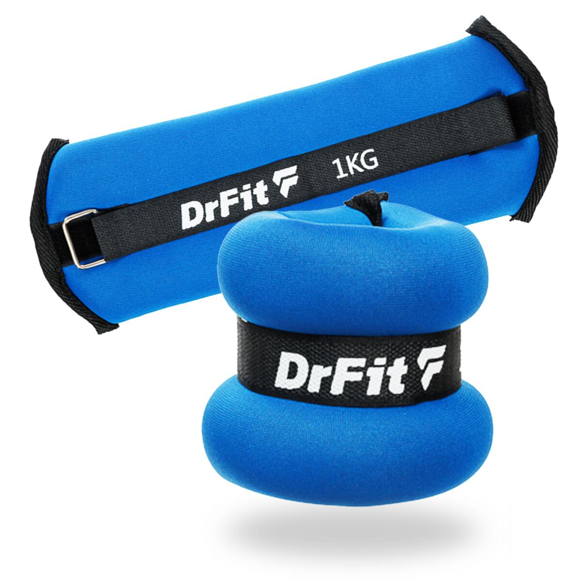 Obciążniki ciężar do ćwiczeń ciężarki do fitnessu na siłownię 1 kg para DrFit