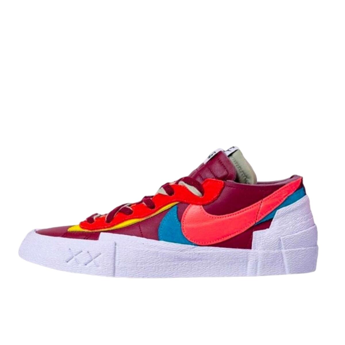 Nike Sacai Blazer Low Kaws Red Blue