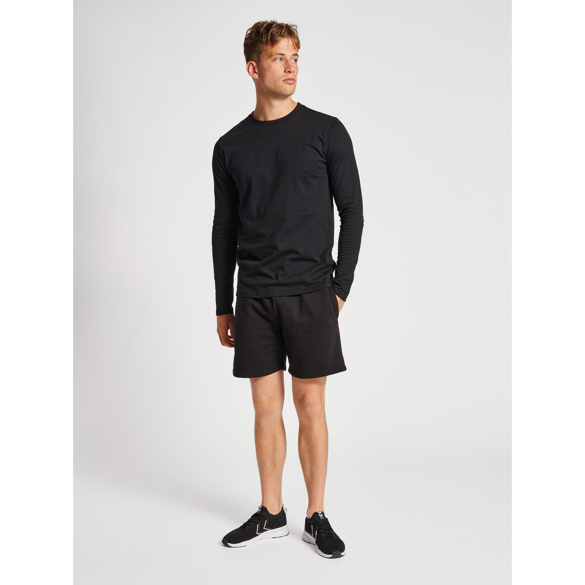 Koszulka fitness męska Hummel Red Heavy z długim rękawem