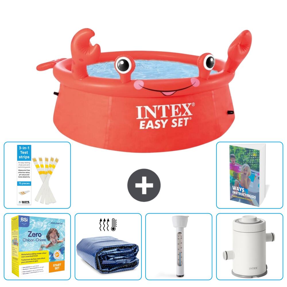 INTEX Basen Easy Set Okrągły - Krab - 183x51 cm - 7-częściowy S10