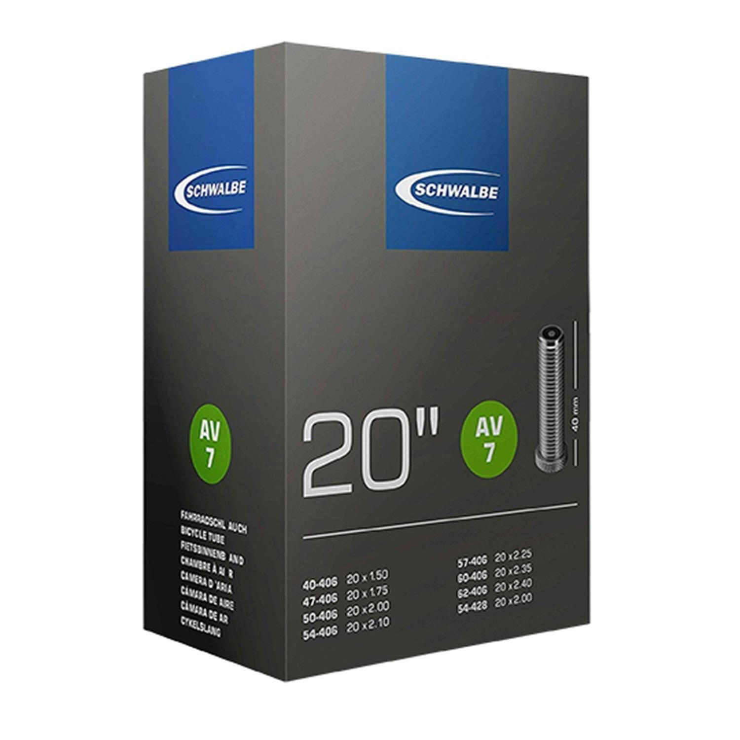 Dętka Av7 20 / 40/62-406 - Zawór 40Mm