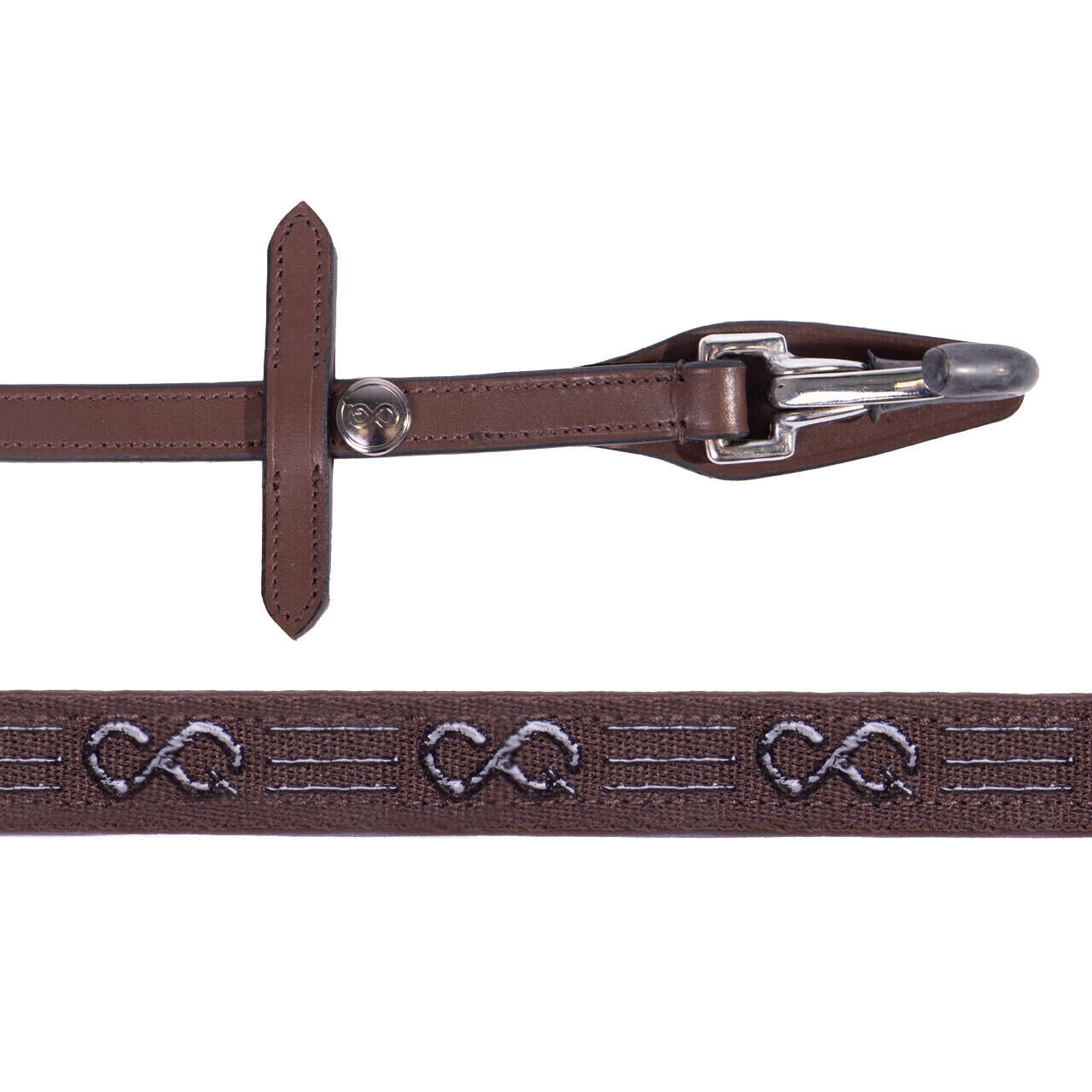 Reins for horses with clip Presteq FaySport