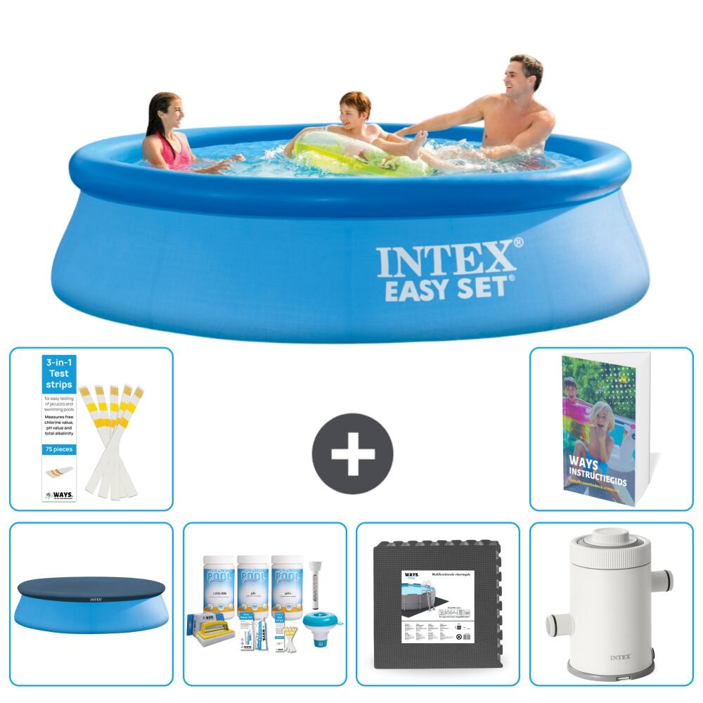 INTEX Basen Easy Set Okrągły - 305x76 cm - 7-częściowy S64