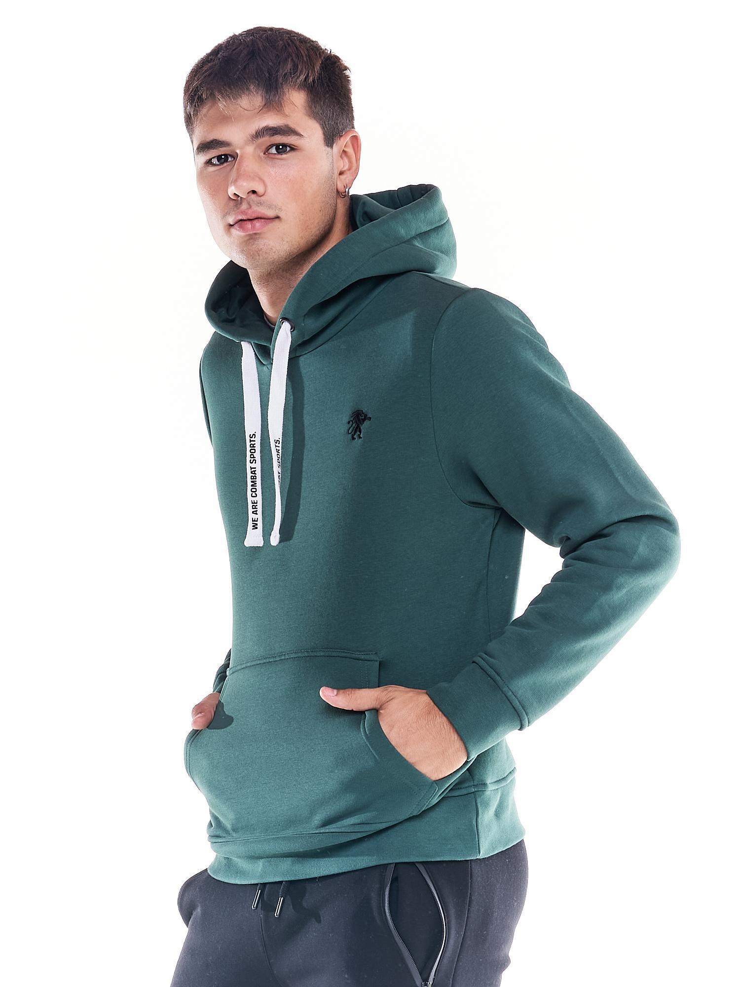Bluza z bawełna z kaptur na co dzień na siłownię