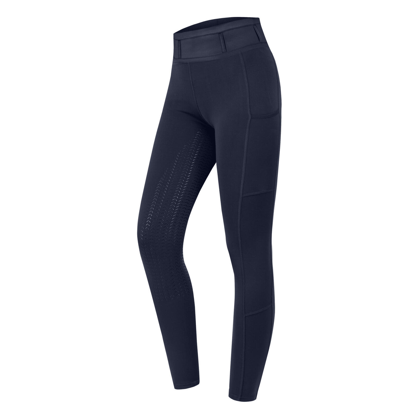Dziewczęce legginsy jeździeckie z pełną przyczepnością ELT Ella Glam