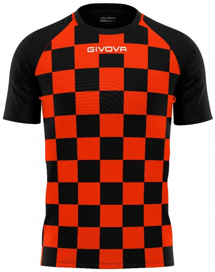 Koszulka sportowa Givova Dama Pomarańczowo-czarna Czerwona