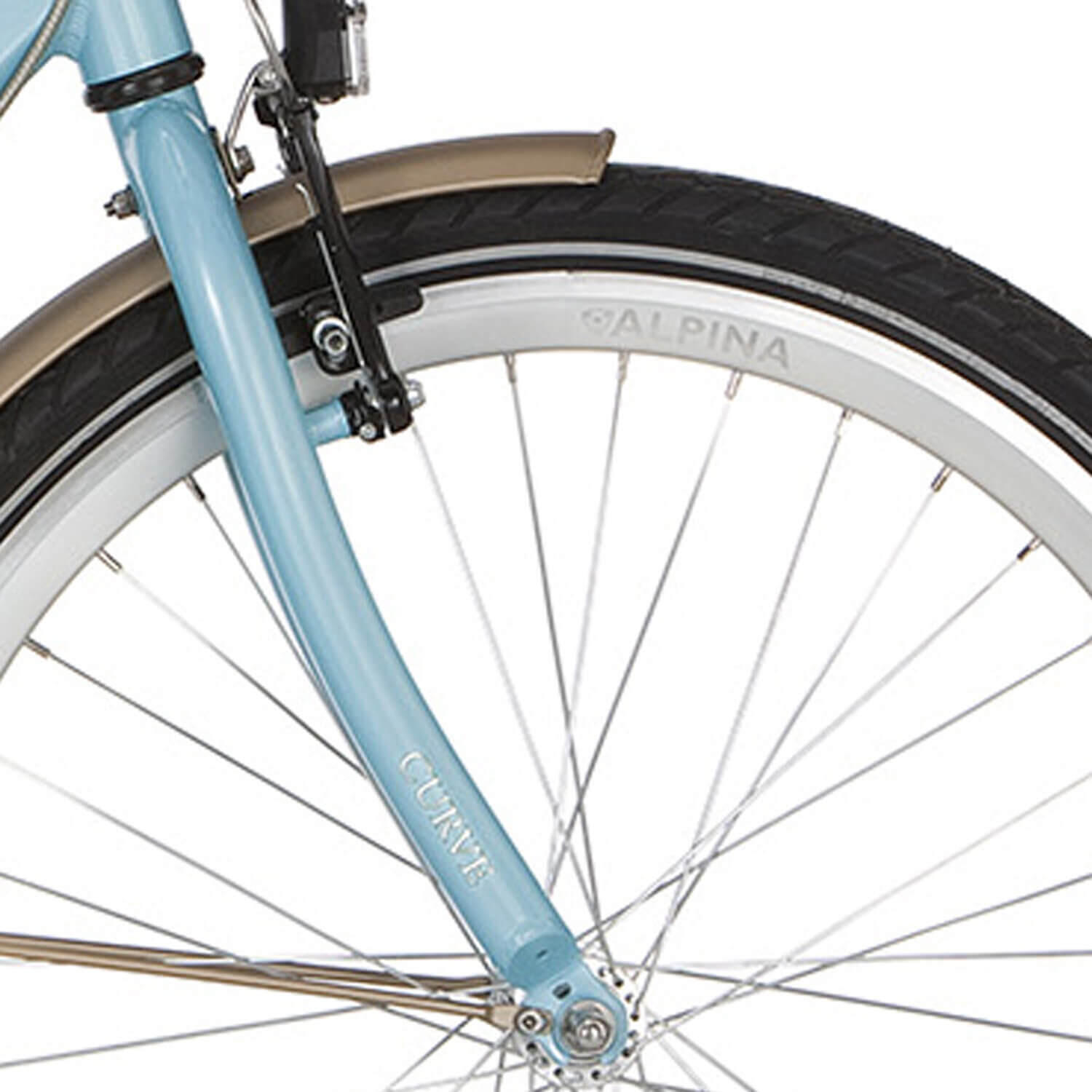 Widelec Alpina Curve 26 inch Alice Blue