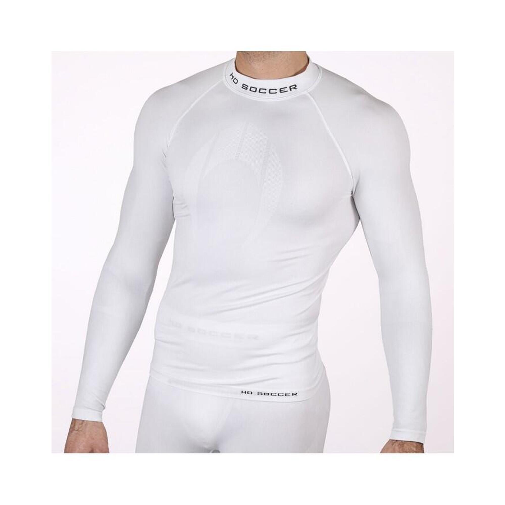Bluza termiczna do piłki nożnej męska biała
