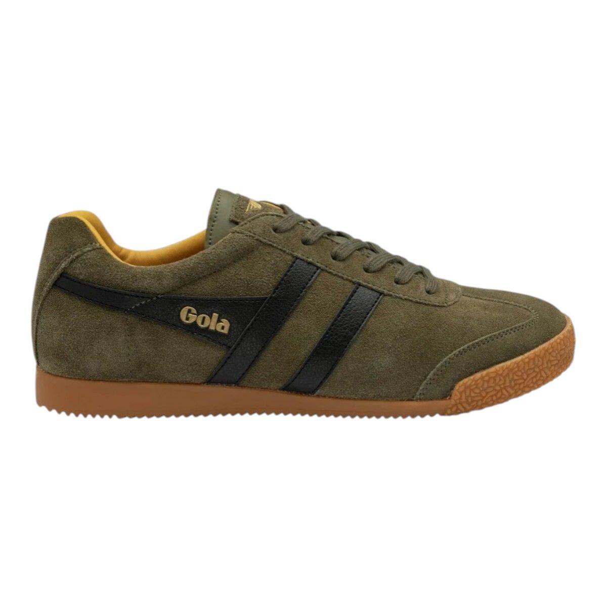 Baskets Homme Baskets Gola HARRIER SUEDE Vert Vert Gola