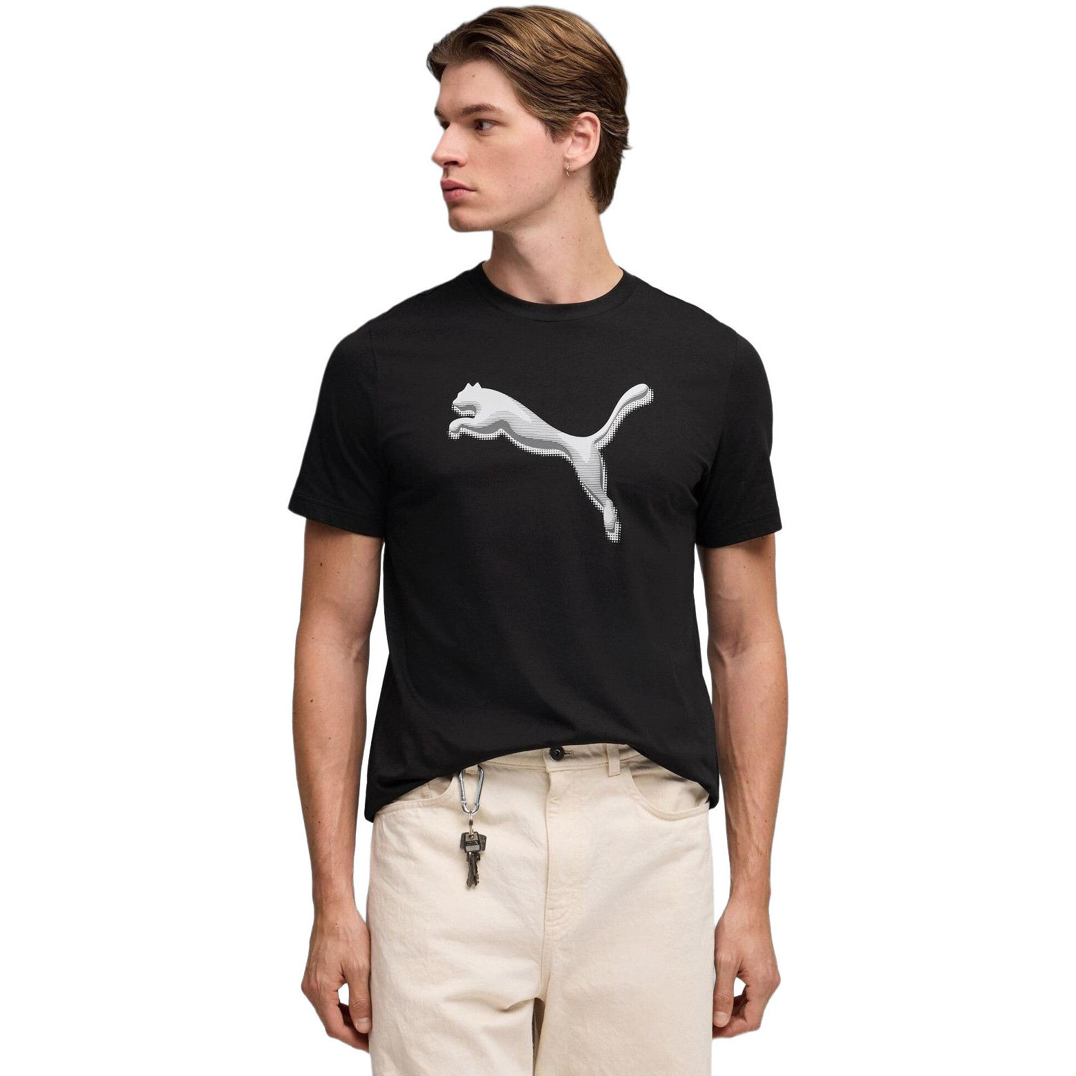 męskie T shirt Puma Graphic Cat Logo Tee