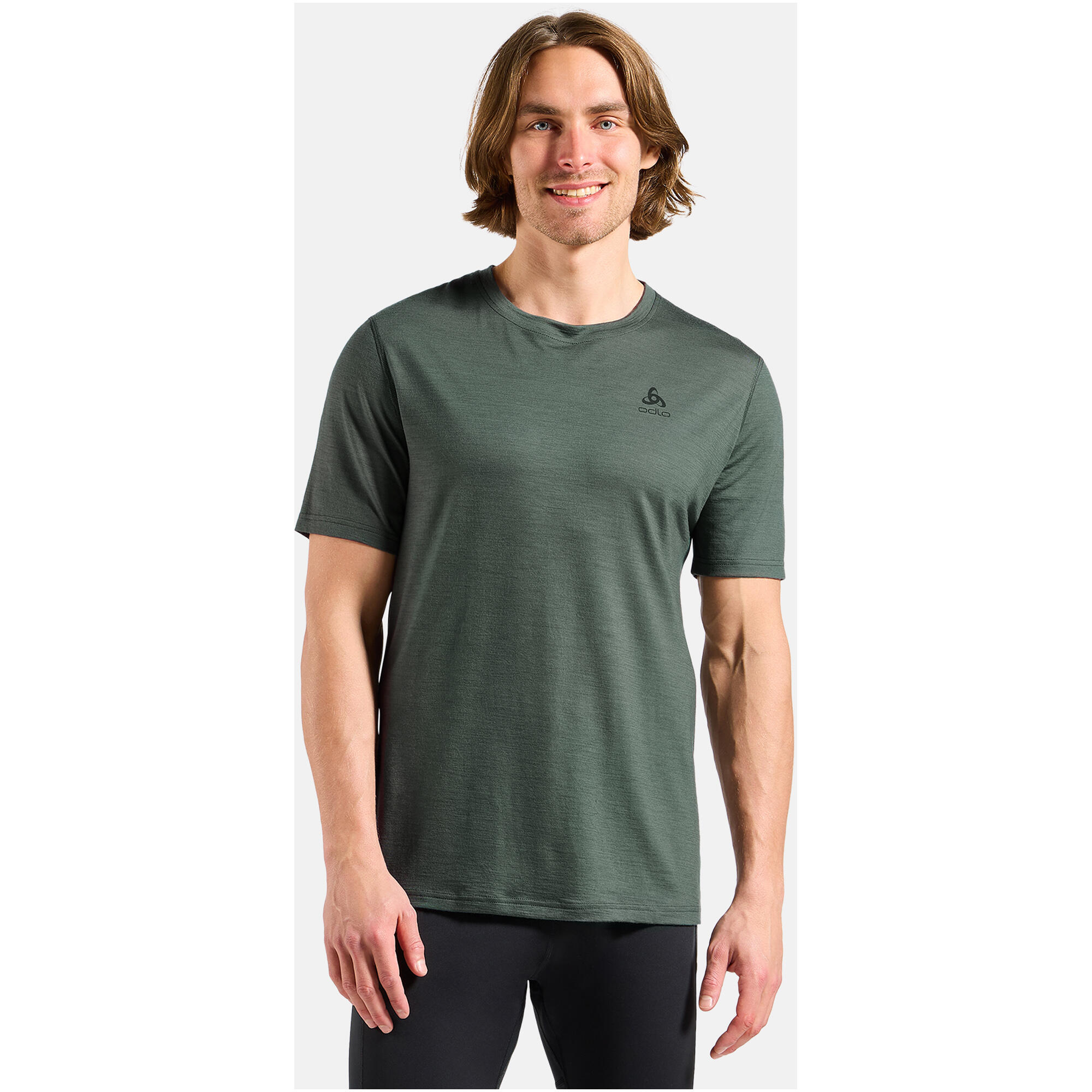 Bielizna termoaktywna z krótkim rękawem Odlo BL TOP crew neck s/s MERINO 160