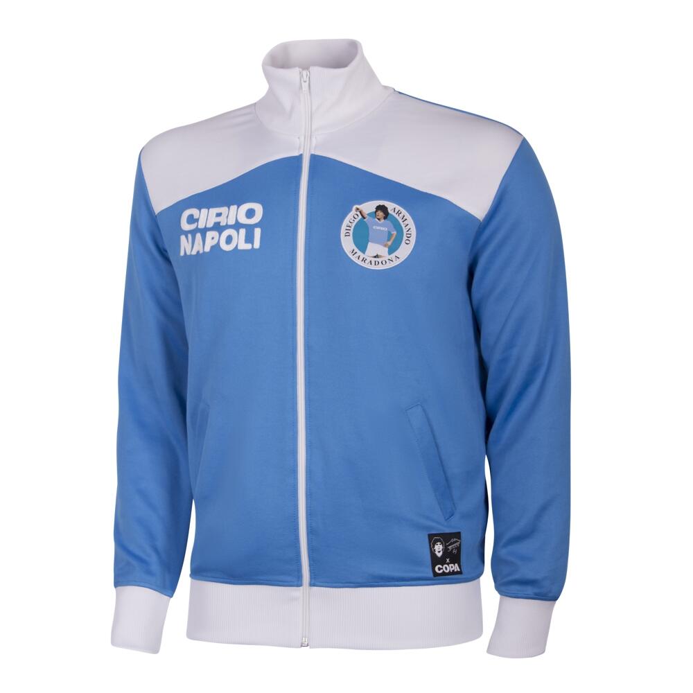 Kurtka Retro dla dorosłych Maradona x COPA Neapol 1984