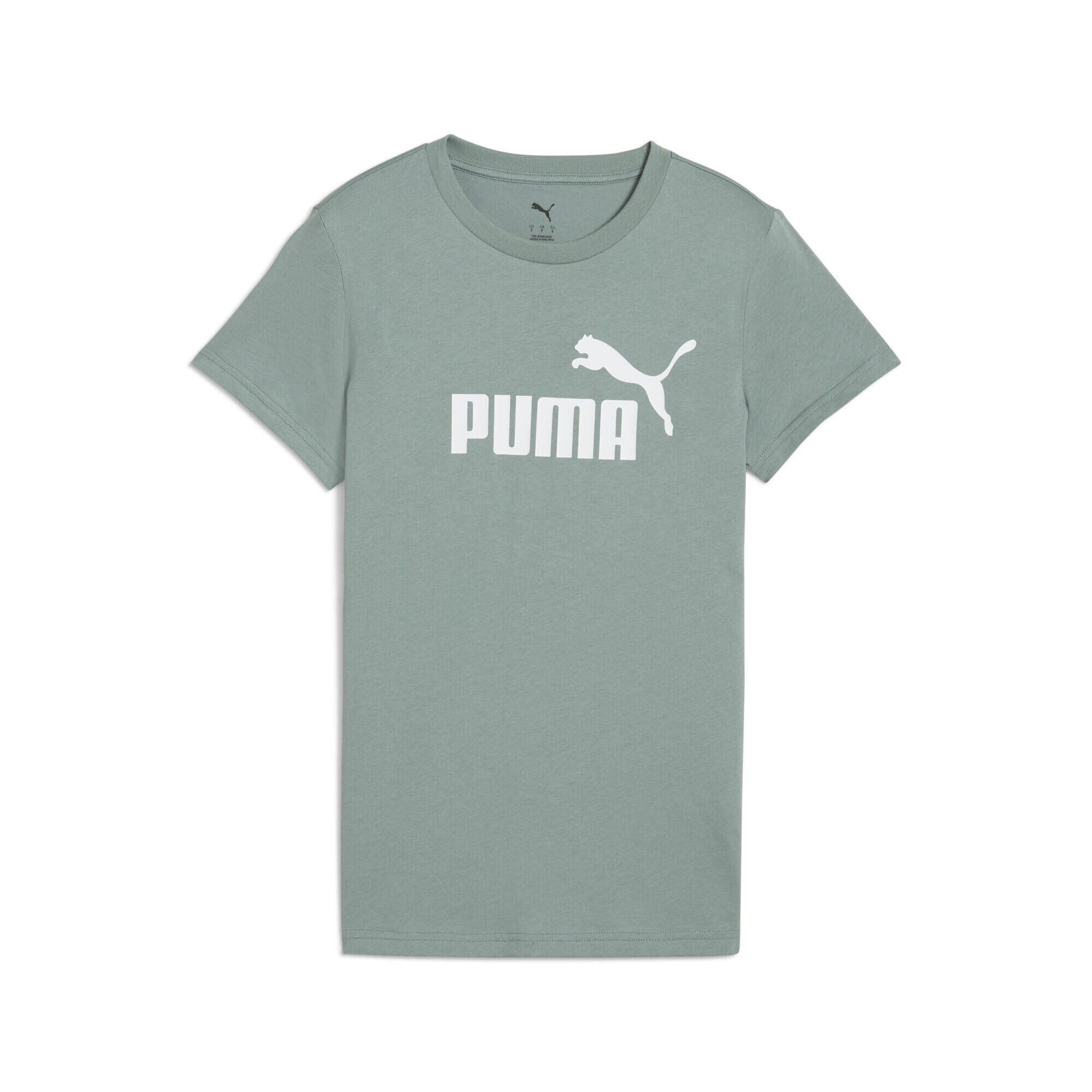 Damska koszulka z logo ESS No. 1 PUMA Green Moon