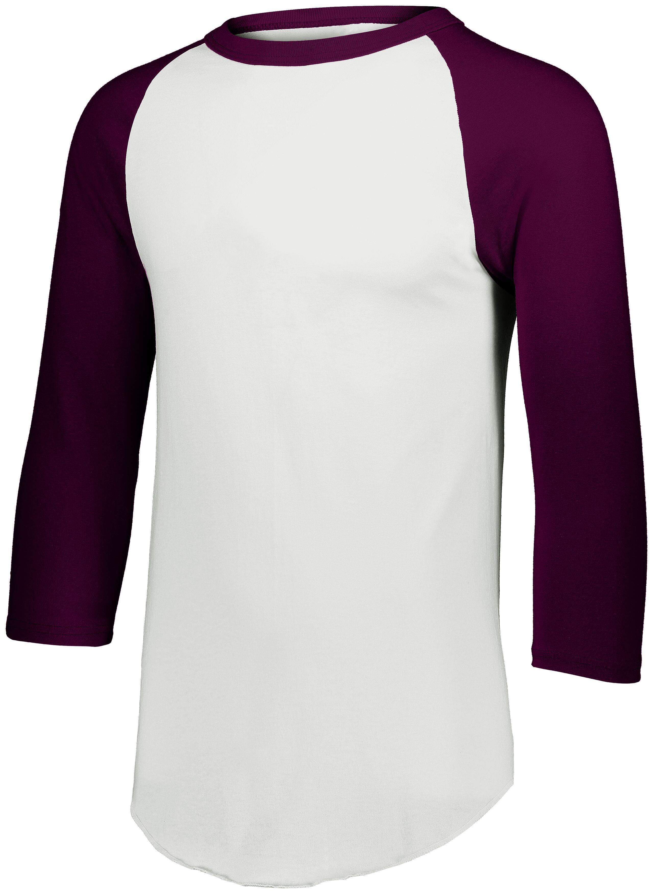 Koszulka baseballowa 3/4 Augusta Sportswear Mouw 2.0 dla dorosłych