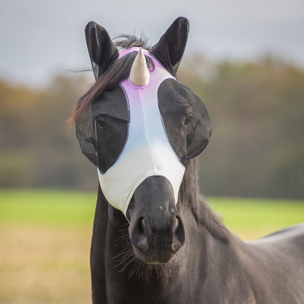 QHP Vliegenmasker Super Bug - Unicorn (Shetland)