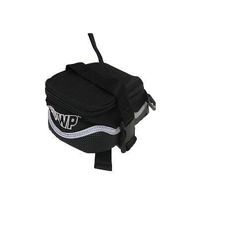 VWP mała sakwa pod siodło nylon czarny z paskami