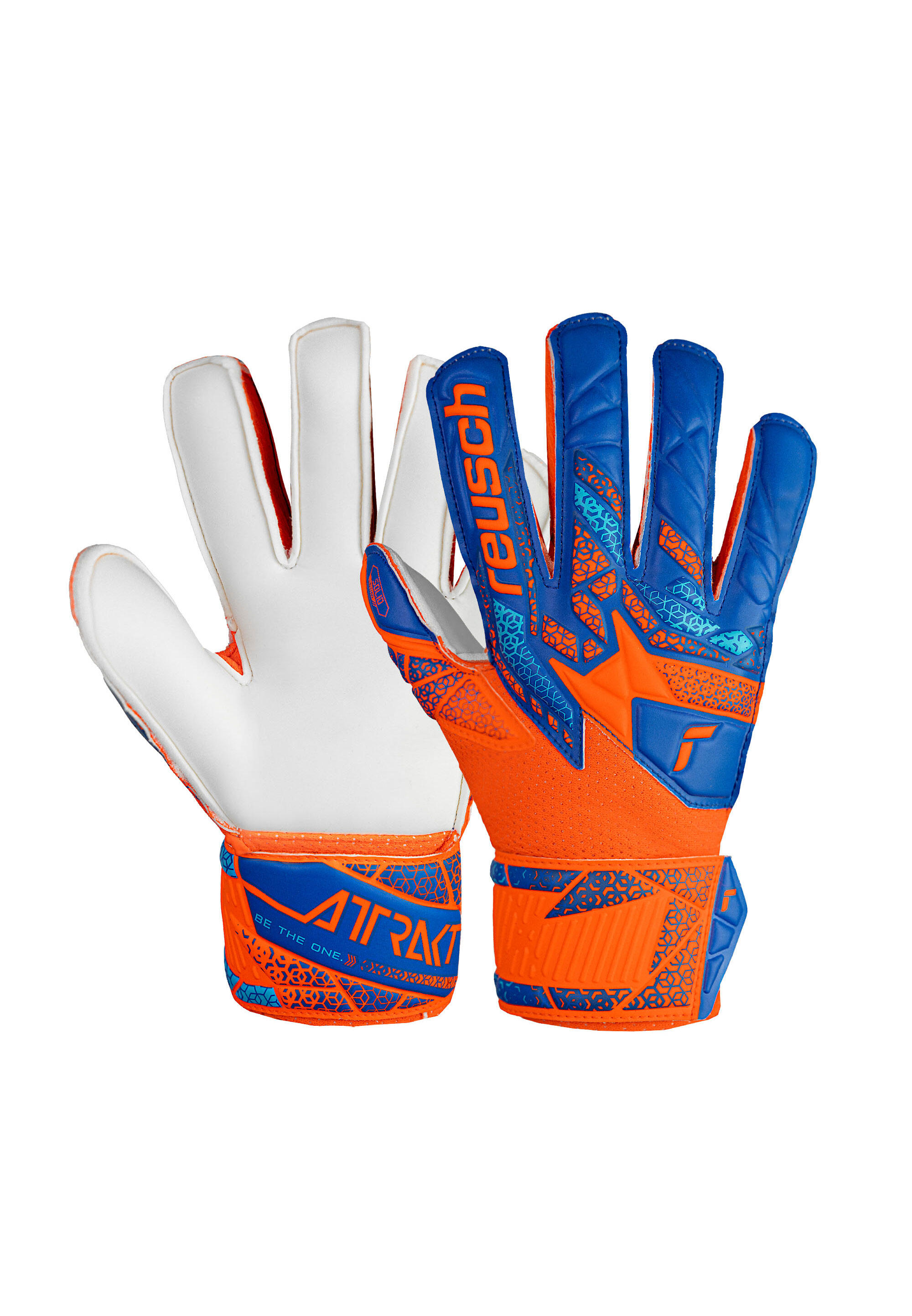 Rękawice bramkarskie dziecięce REUSCH Attrakt Solid Finger Support Junior