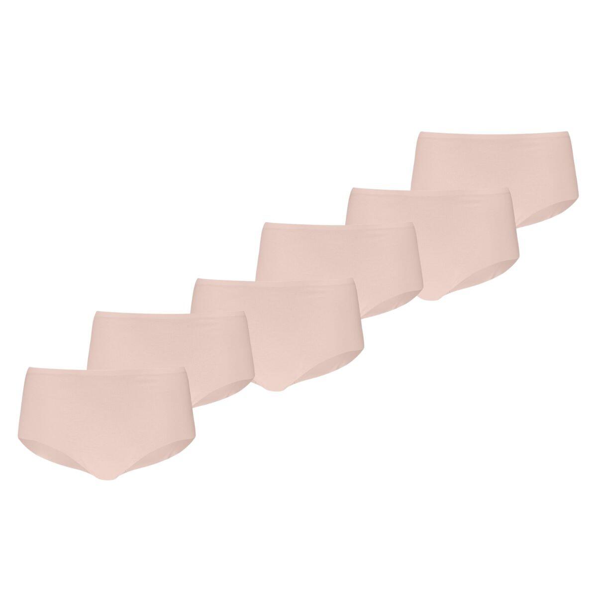 Puma mini szorty damskie Invisible Cotton 6-pak light pink