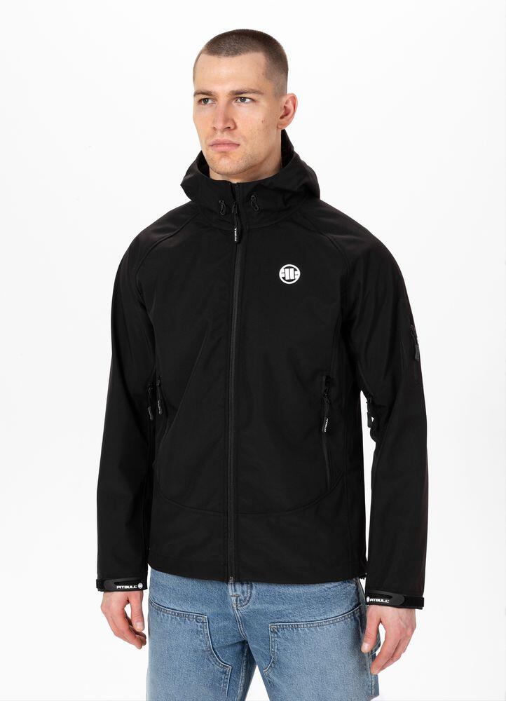 Kurtka męska Pitbull z kapturem Softshell Rockfish II