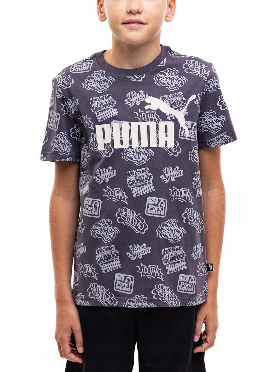 Koszulka dla dzieci Puma ESS+ MID 90s AOP Tee
