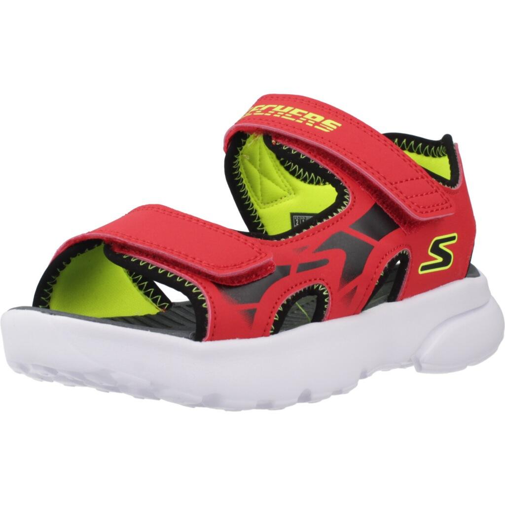 Sandały SKECHERS 406513L Czerwony